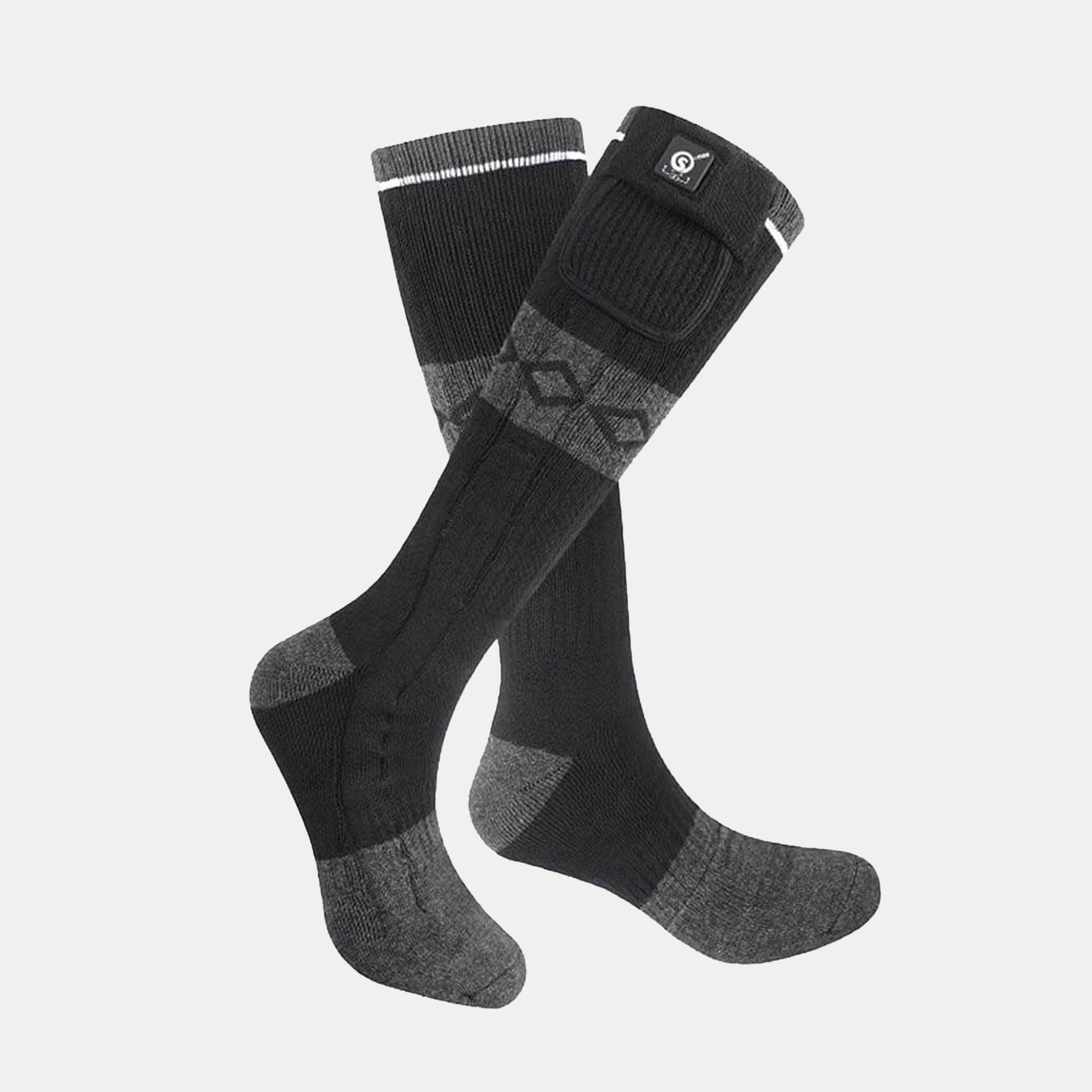 Savior Heat - Warming Socks Black Gray