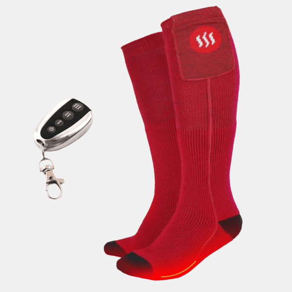 Glovii - Red Warming Socks with Remote Control