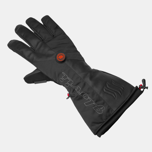 Glovii Black Warm Gloves for Skiing