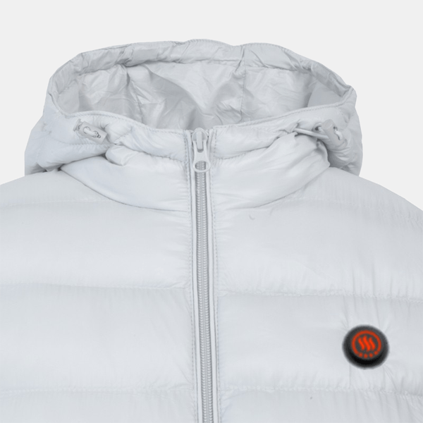 Glovii - Warm Jacket Women Light Gray