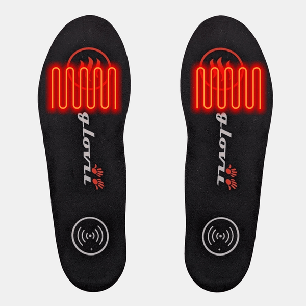 Glovii - Heated Insoles with Remote Control and Wireless Charging