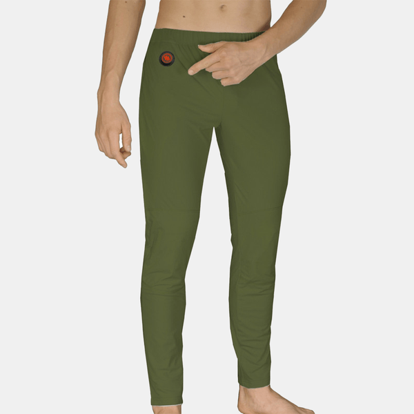 Glovii - Thermal Underwear Pants Green