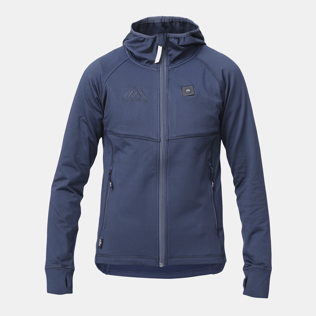 HeatX - Heated Everyday Zip Fleece Woman Navy/Blue