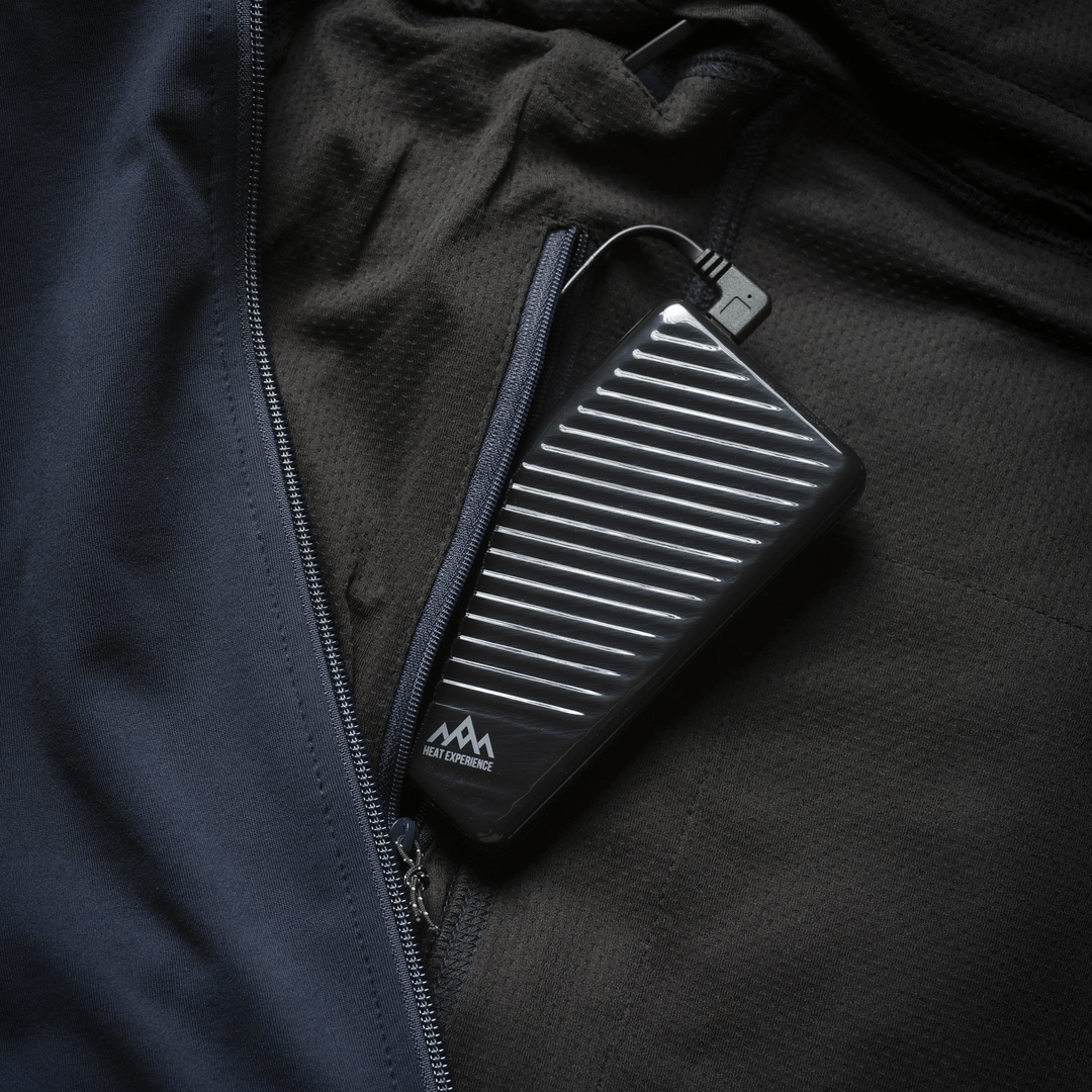 HeatX - Heated Everyday Zip Fleece Men Navy/Blue