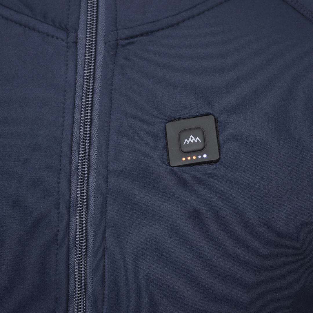 HeatX - Heated Everyday Zip Fleece Men Navy/Blue