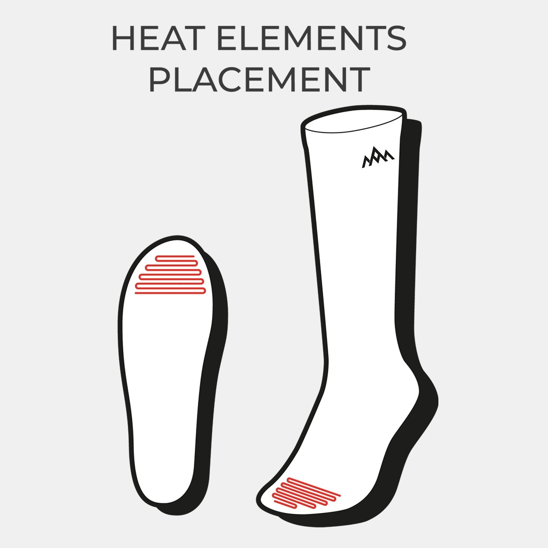 HeatX - Warm Socks Everyday Gray