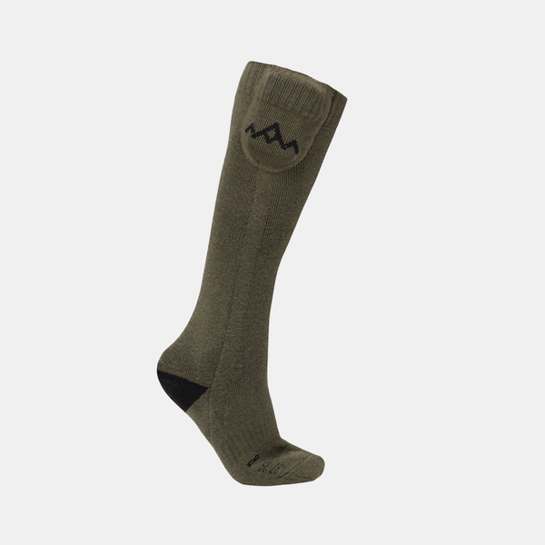 HeatX - Heating Socks Everyday Olive Green with Battery