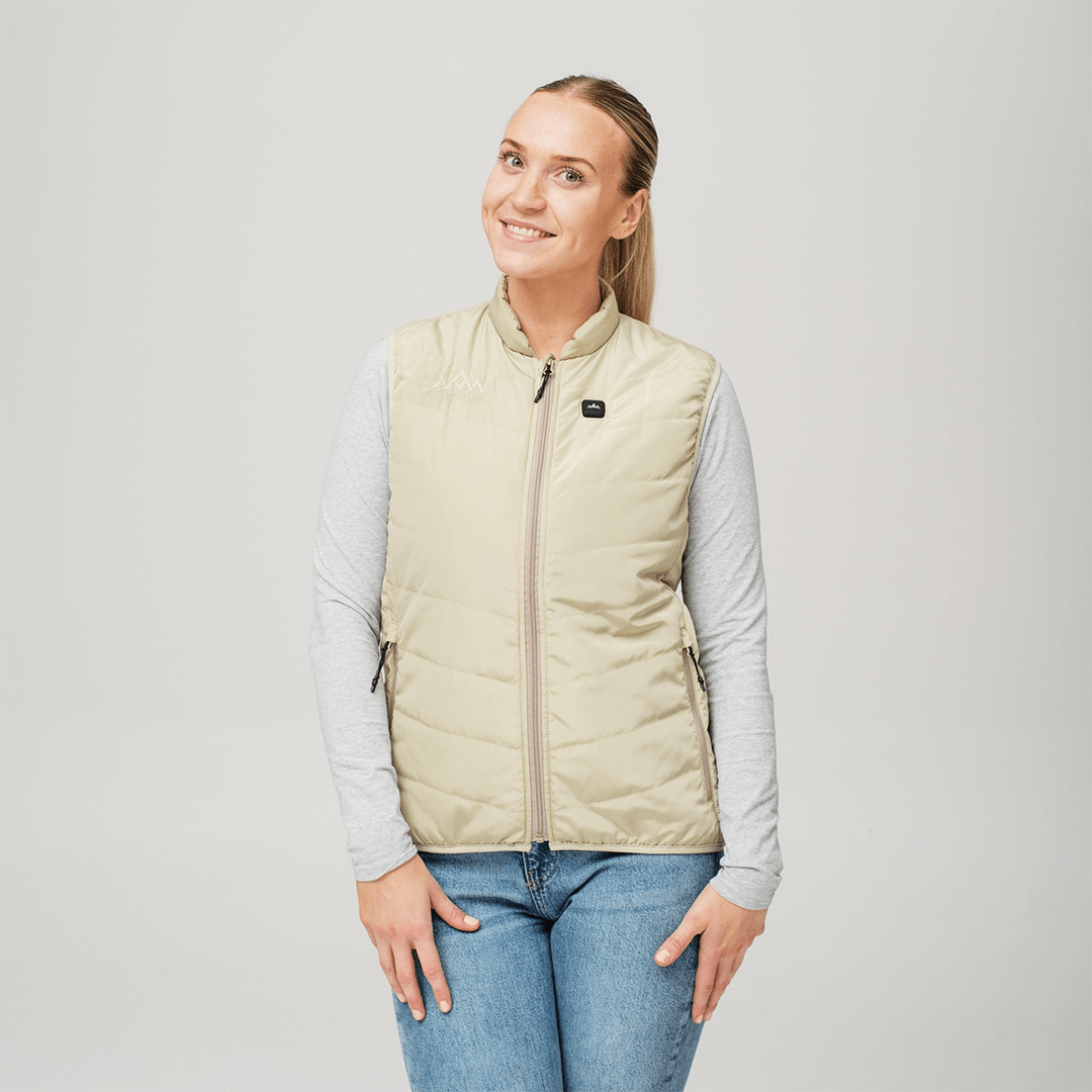 HeatX - Heat Vest Everyday Women Brown (Tidal Foam)