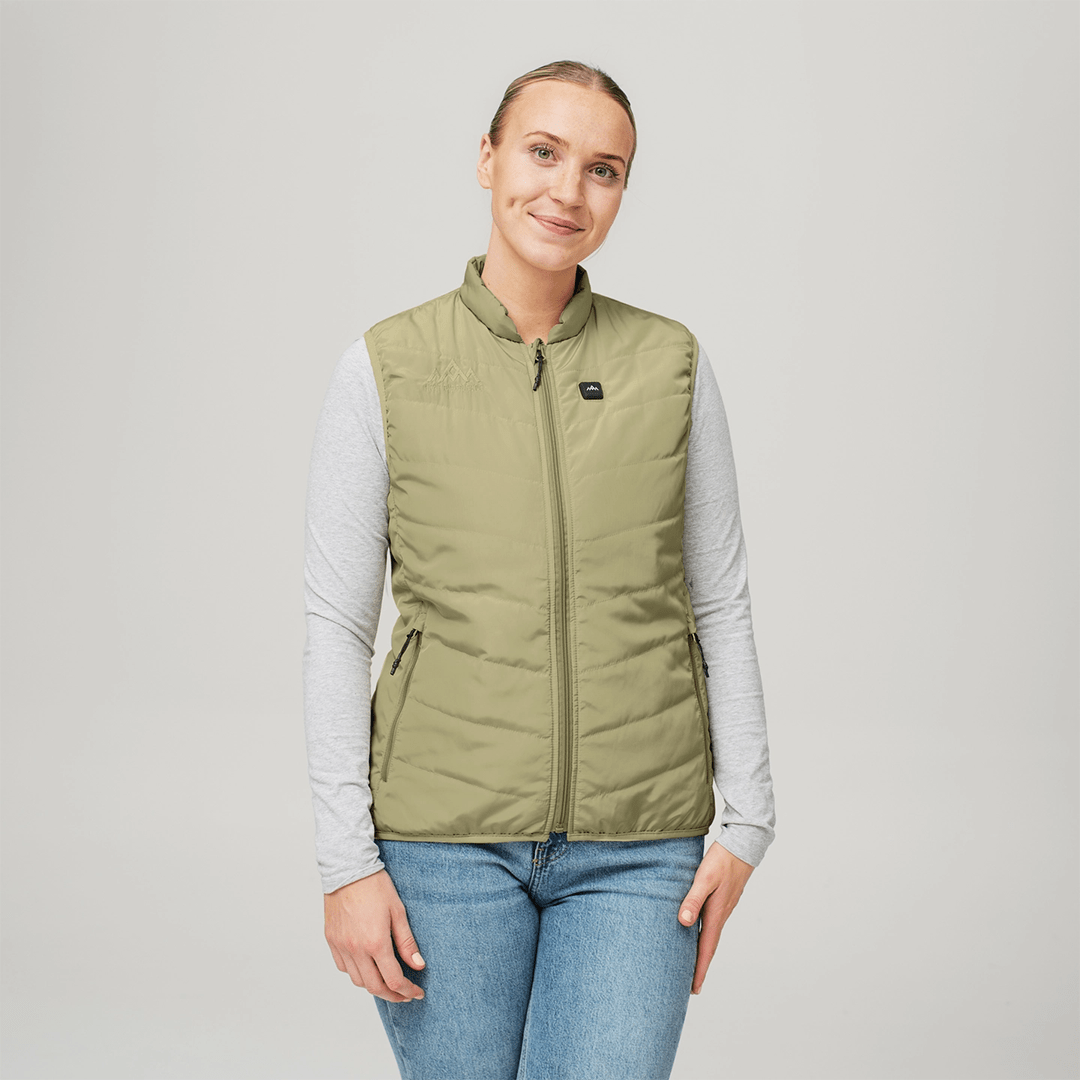 HeatX - Heat Vest Everyday Women Lichen Green