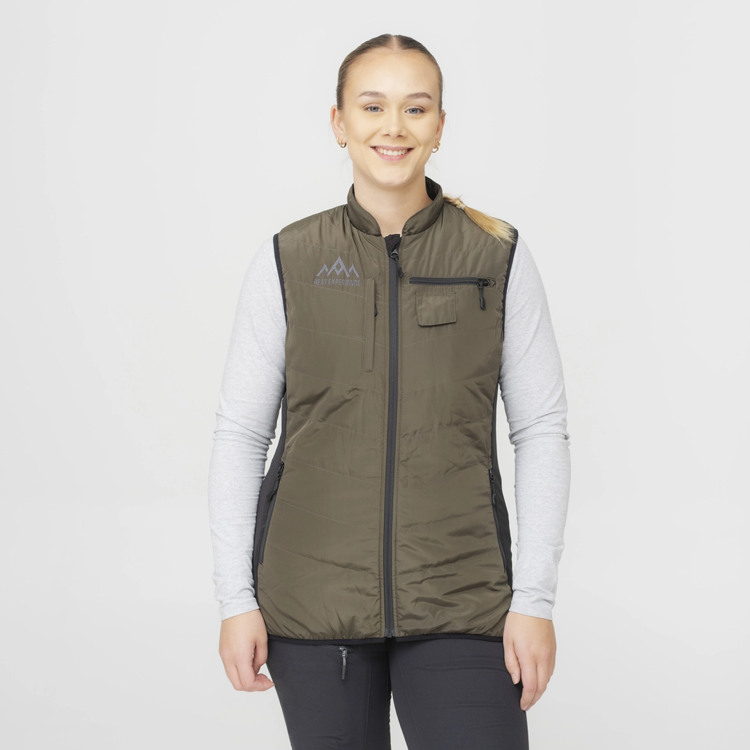 HeatX - Heating Vest Hunting Women – Green/Black