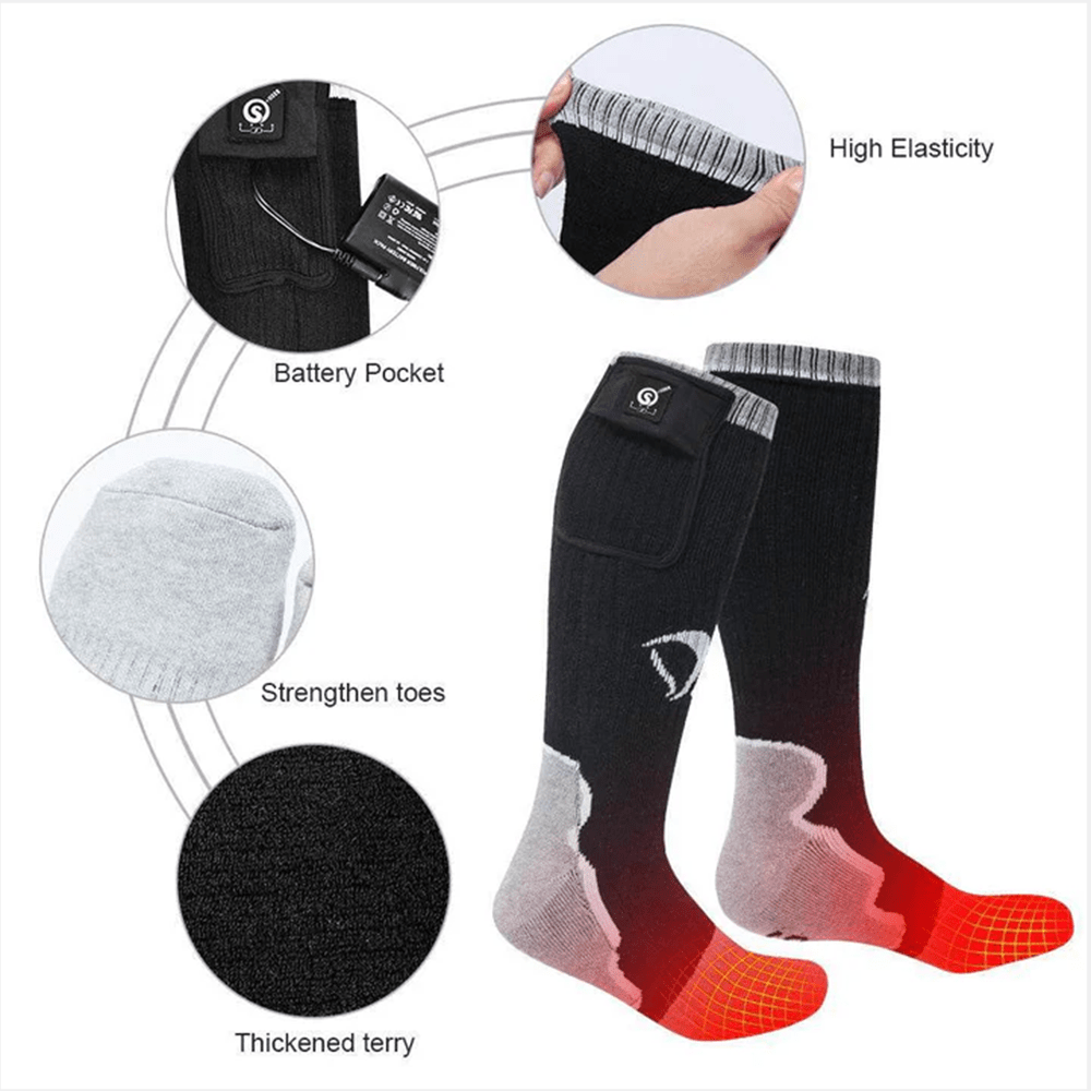 Savior Heat - Warming Socks with Rechargeable Battery