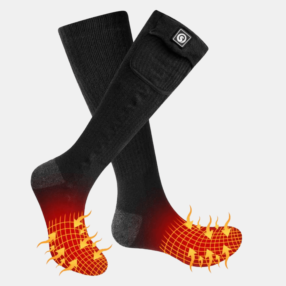 Savior Heat - Warming Socks Snowboard Black