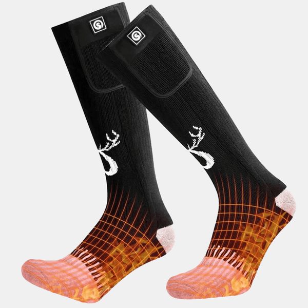 Savior Heat - Warming Socks Black/Gray Outdoor