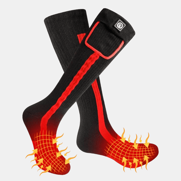Savior Heat - Warming Socks Black/Red
